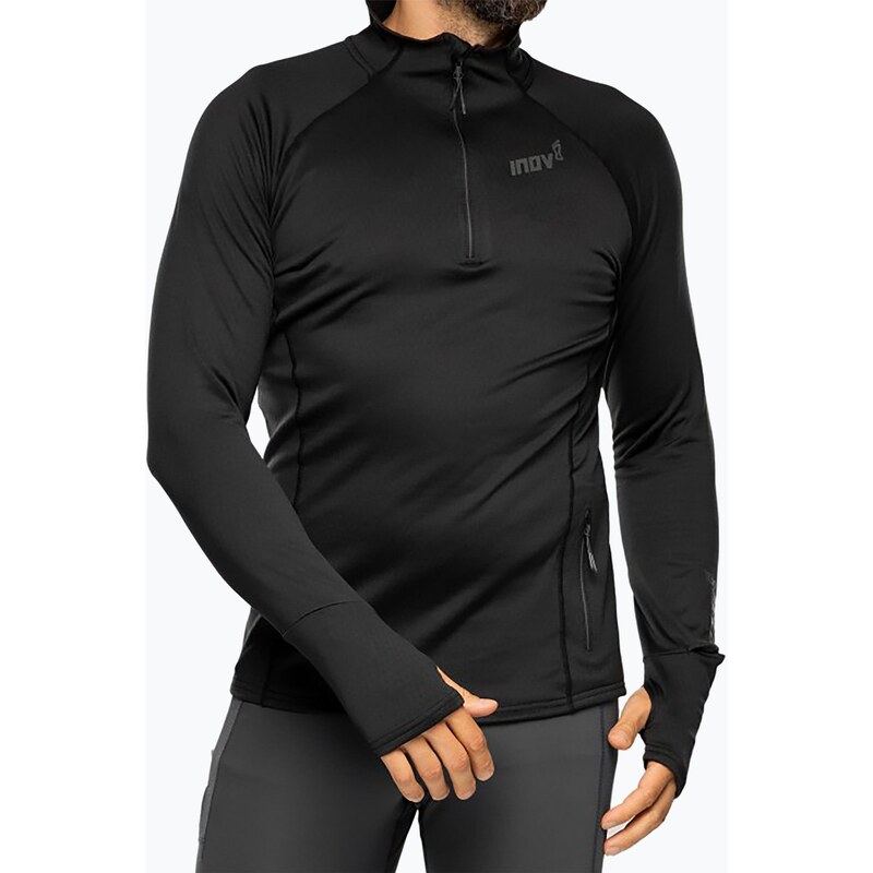 Pánská běžecká mikina Inov-8 Venturelite Mid Half Zip black