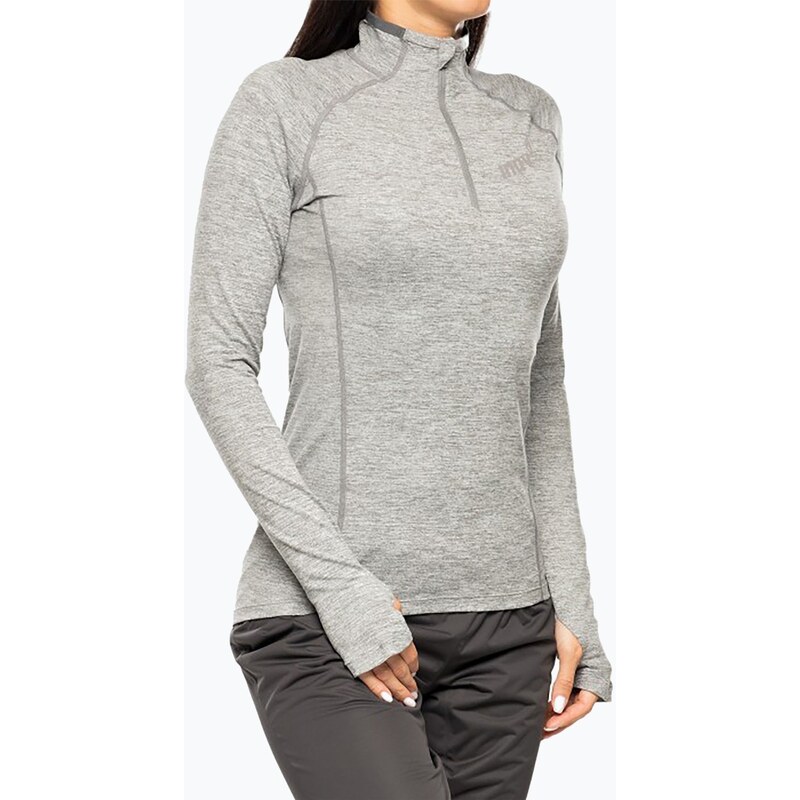 Dámská běžecká mikina Inov-8 Train Elite Mid Half Zip light grey