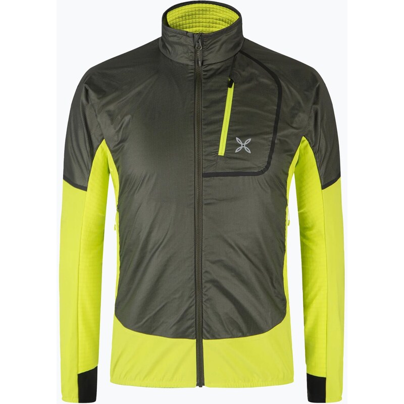 Pánská bunda Montura Insight Hybrid 2 sage green/ lime green