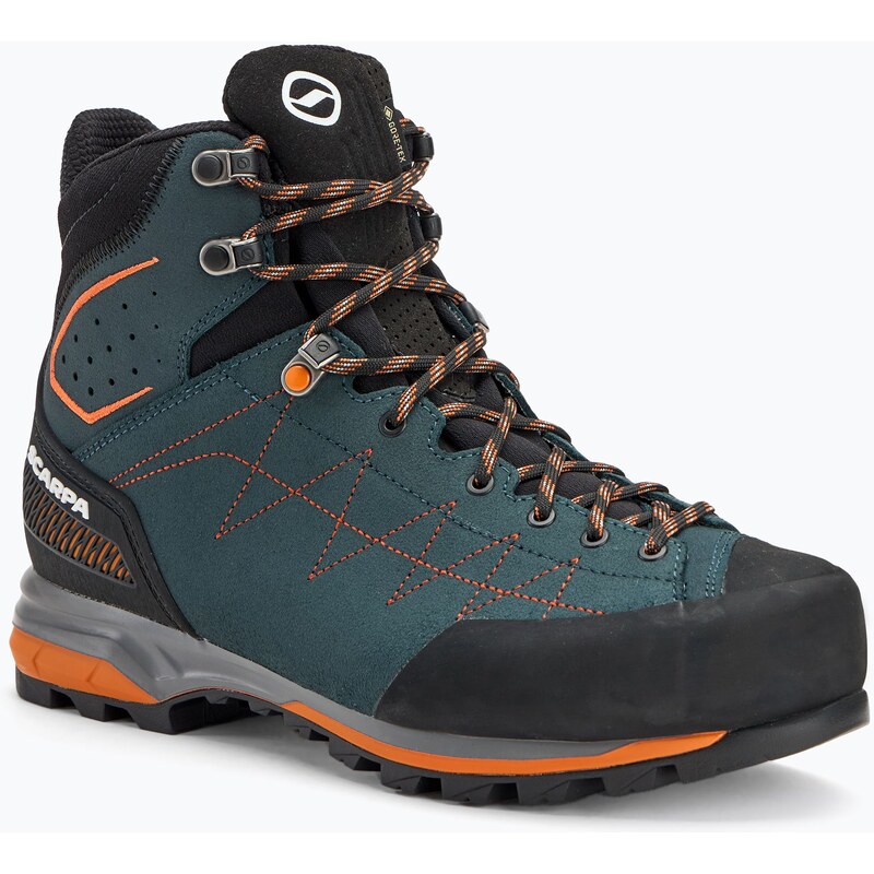 Pánské trekové boty SCARPA Zodiac TRK GTX petrol/rust orange