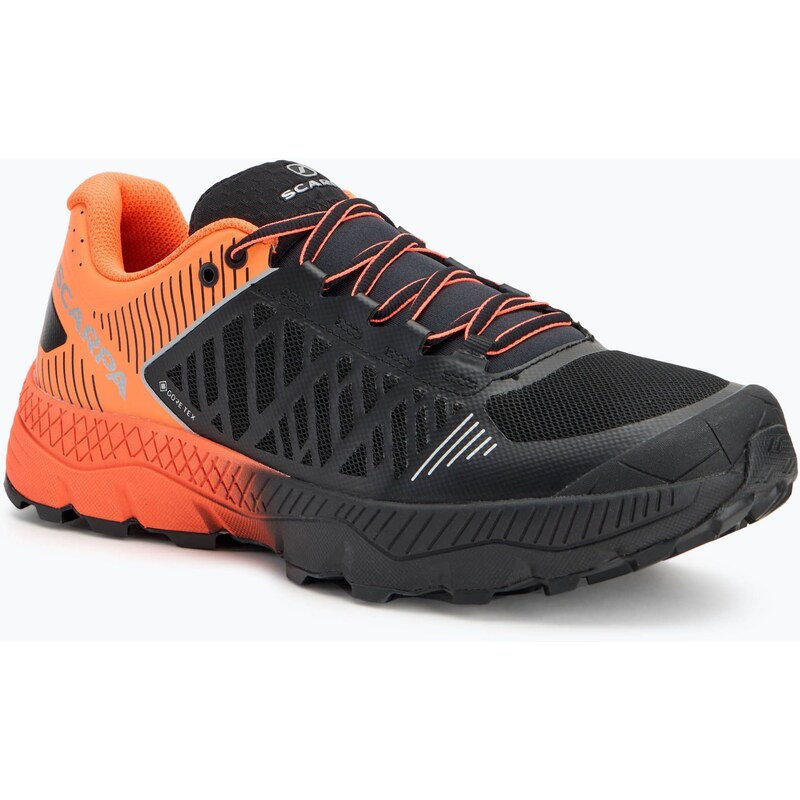 Pánské běžecké boty SCARPA Spin Ultra GTX orange fluo/black