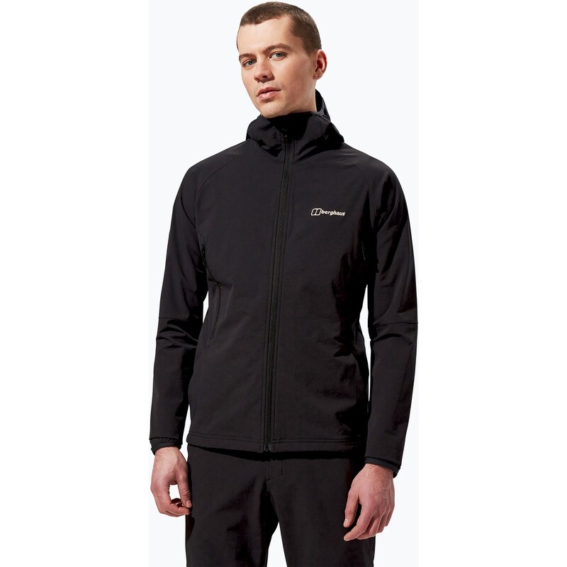 Pánská softshellová bunda Berghaus Skelbo black