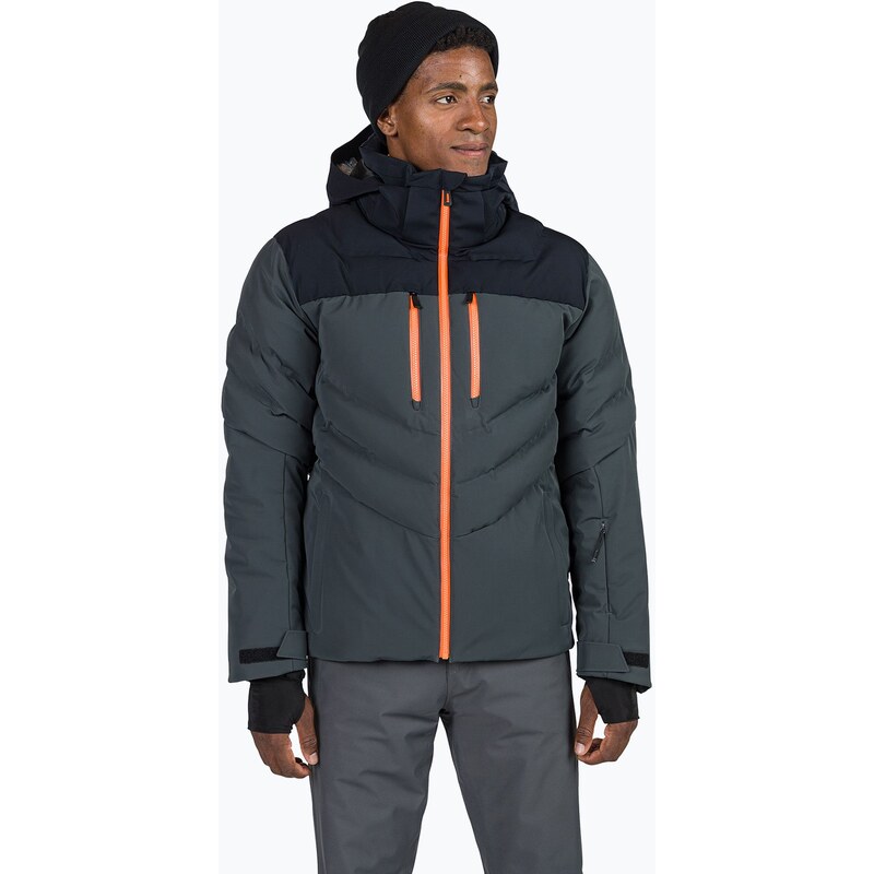 Pánská lyžařský bunda Rossignol Blackside Puffy onyx grey