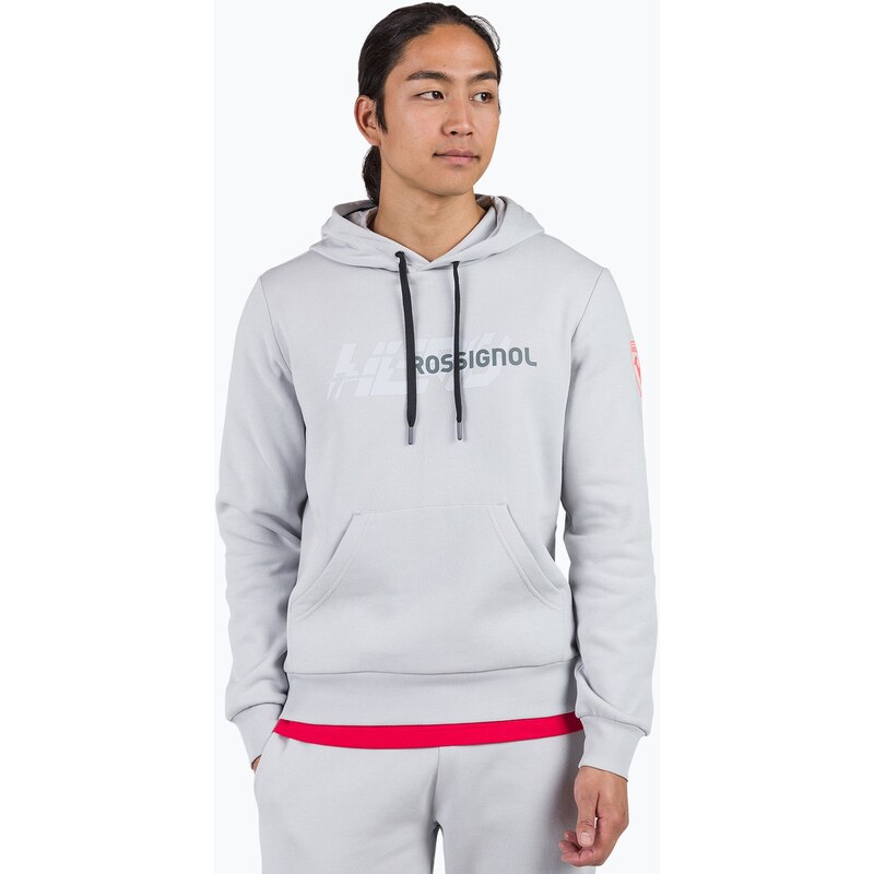 Pánská mikina Rossignol New Hero Hoodie soft grey