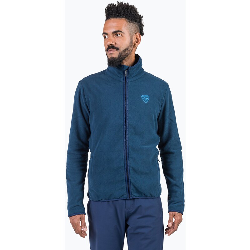 Pánská mikina Rossignol Strawpile Fleece Fz dark navy