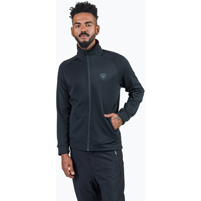 Pánská mikina Rossignol Blackside Fleece Fz black