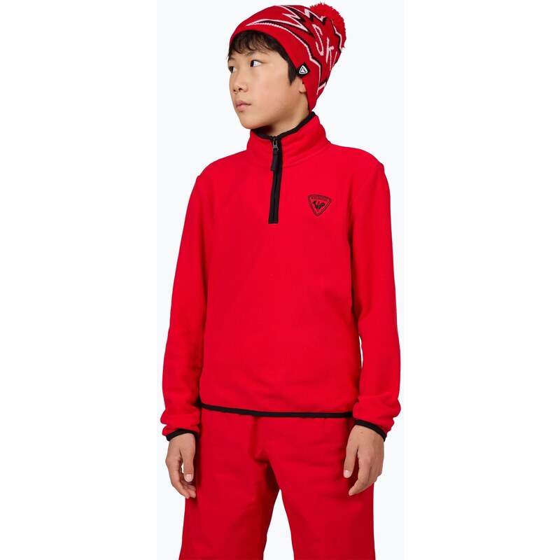 Dětská mikina Rossignol Jr Strawpile Fleece Fz sports red