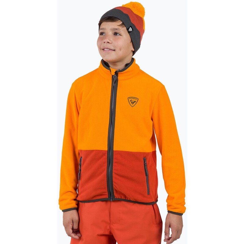 Dětská mikina Rossignol Jr Strawpile Fleece Fz sunburst