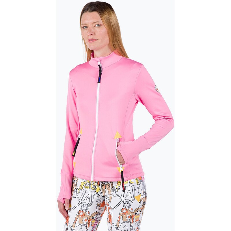 Dámská lyžařská mikina Rossignol Climi new pink