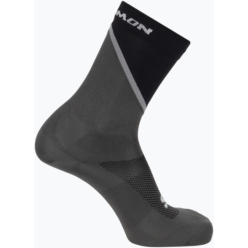 Běžecké ponožky Salomon Pulse Crew black/ monument/ magnet
