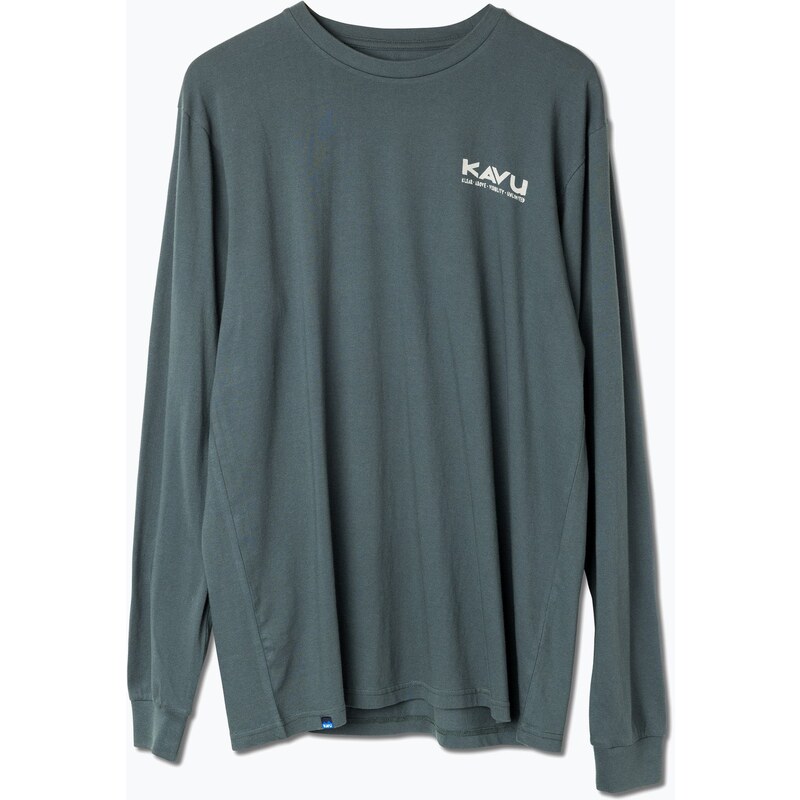 Pánské tričko longsleeve KAVU Free Time green gables