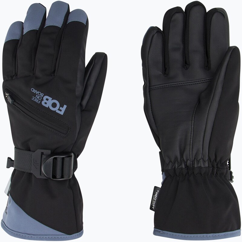 Pánské snowboardové rukavice 4F FNK M151 denim