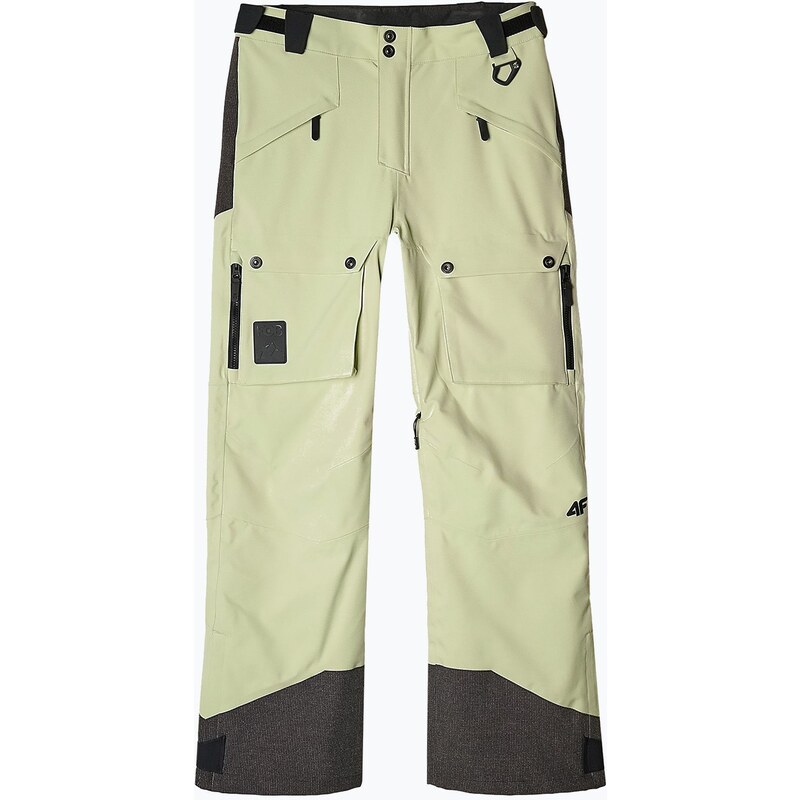 Dámské snowboardové kalhoty 4F FNK F701 olive