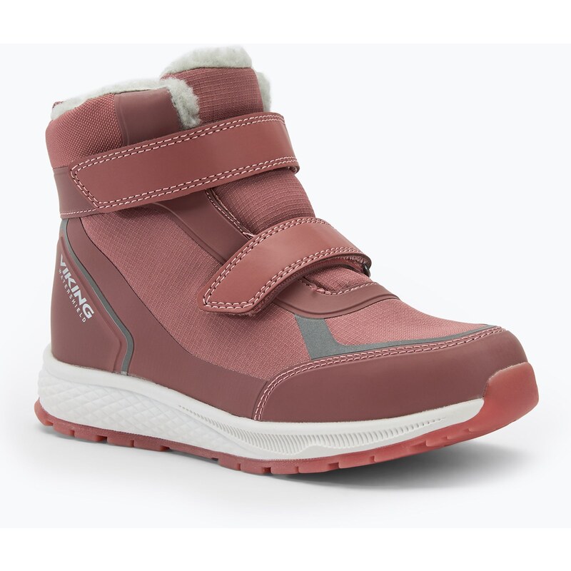 Dětské sněhule Viking Footwear Equip Glow Warm WP 2V pink