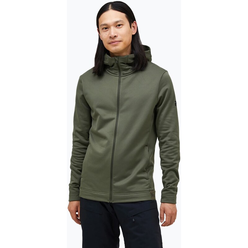 Pánská mikina Peak Performance Rider Tech Zip Hood pine needle