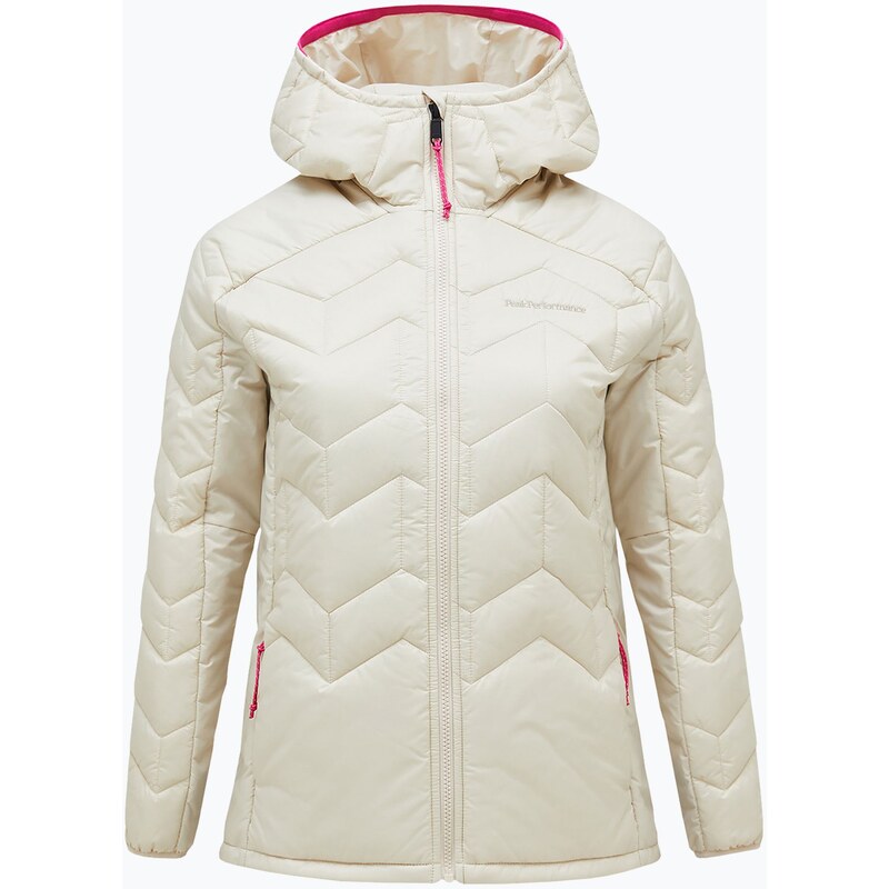 Dámská oteplená bunda Peak Performance Elevate Liner Hood sand