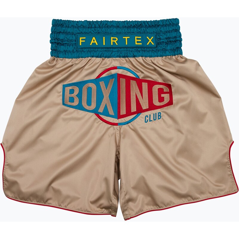 Boxerské šortky Fairtex BT2010 Vintage v khaki barvě