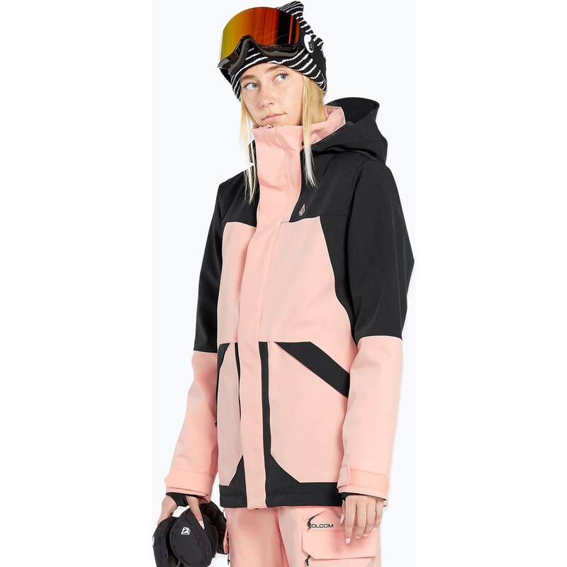 Dámská snowboardová bunda Volcom Shelter 3D Stretch coral haze