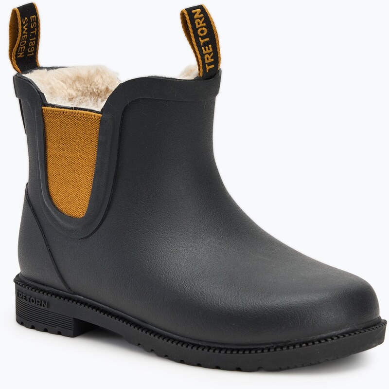 Dětské holínky Tretorn Chelsea Winter black/ harvest