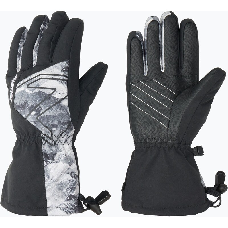 Dětské lyžařské rukavice ZIENER Laval Aquashield AW black/grey