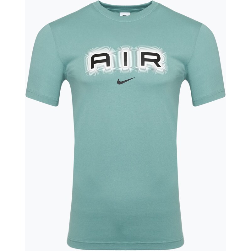 Pánské tričko Nike Air Graphic denim tyrkysové/černé
