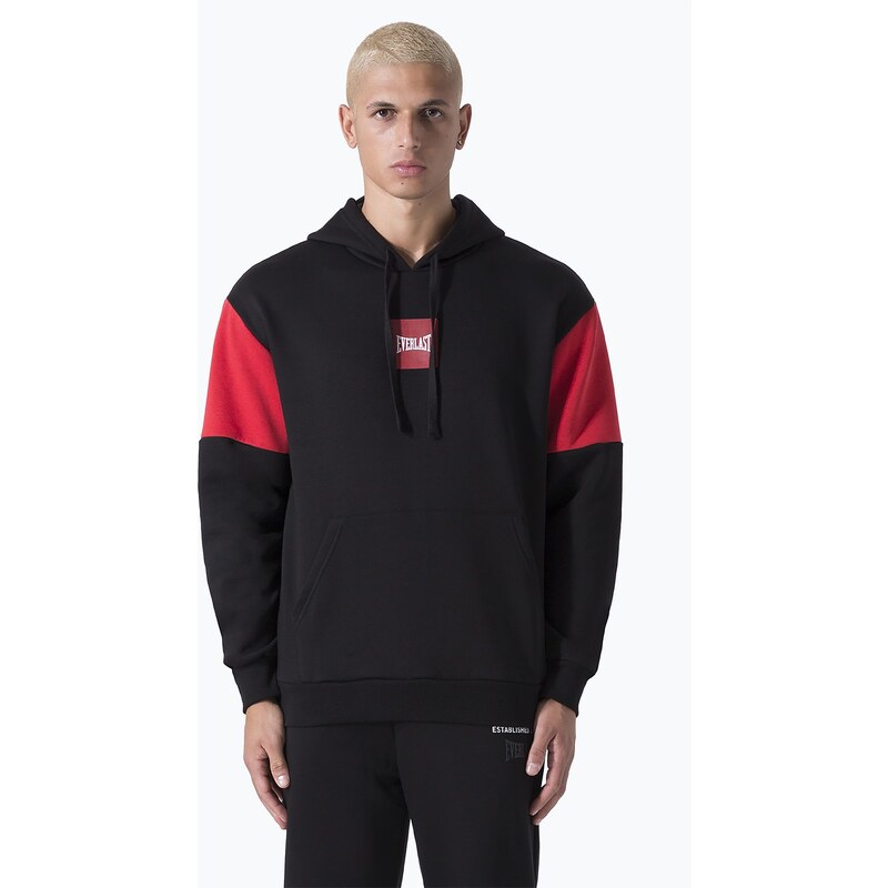 Pánská mikina Everlast Streetwear Hoodie black/red