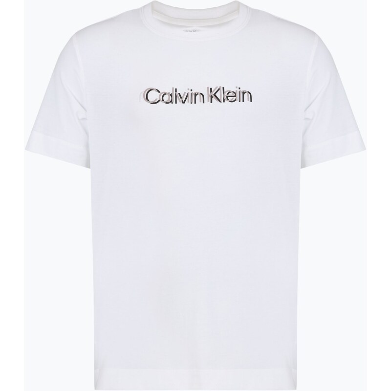 Pánské tričko Calvin Klein LVGMS5K183 Graphic classic white