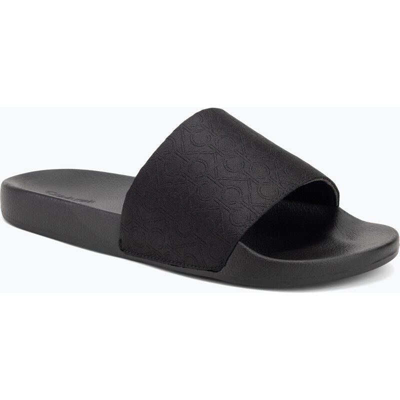 Pánské žabky Calvin Klein HM0HM01762 Pool Slide Jaq Mono black