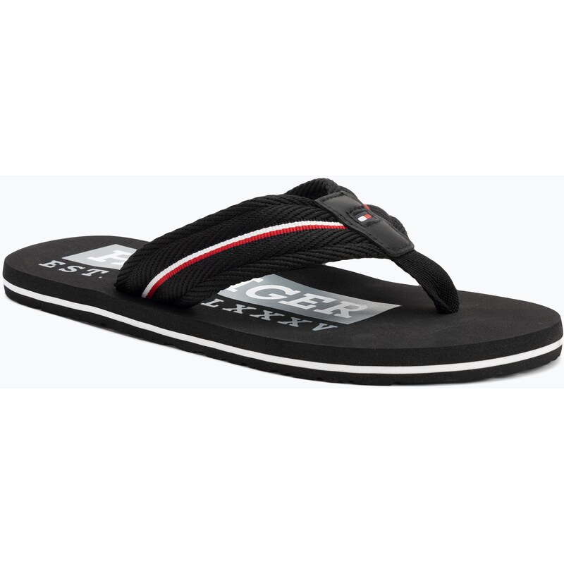 Pánské žabky Tommy Hilfiger Corporate Beach Sandal black