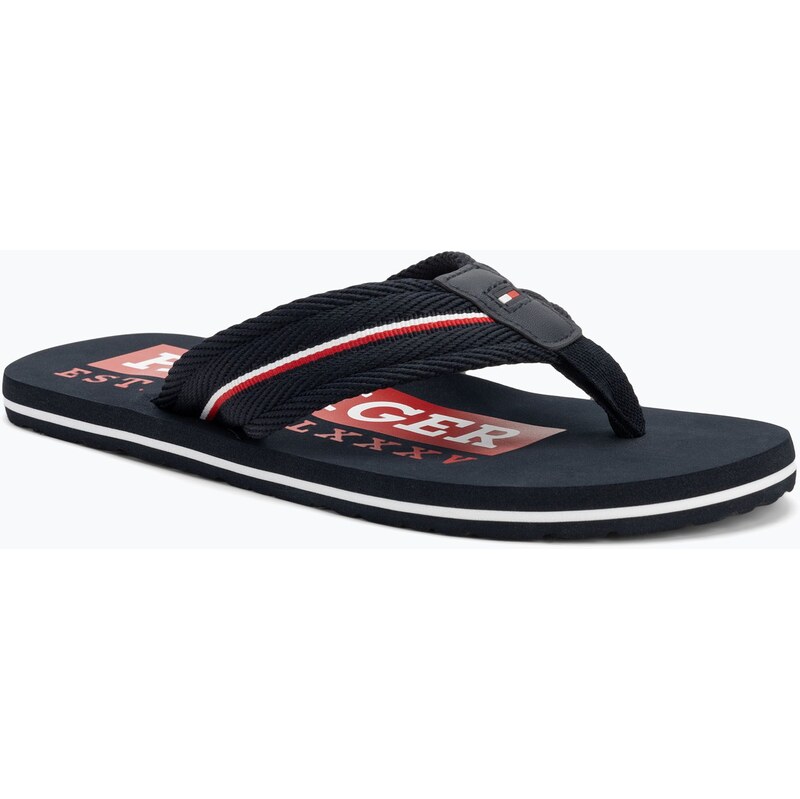 Pánské žabky Tommy Hilfiger Corporate Beach Sandal desert sky