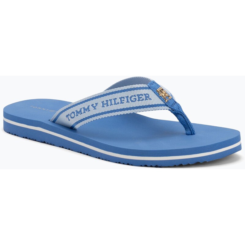 Dámské žabky Tommy Hilfiger Webbing Beach Sandal blue spell