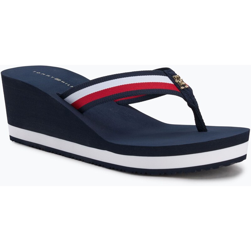 Dámské žabky Tommy Hilfiger Corporate Wedge Beach Sandal space