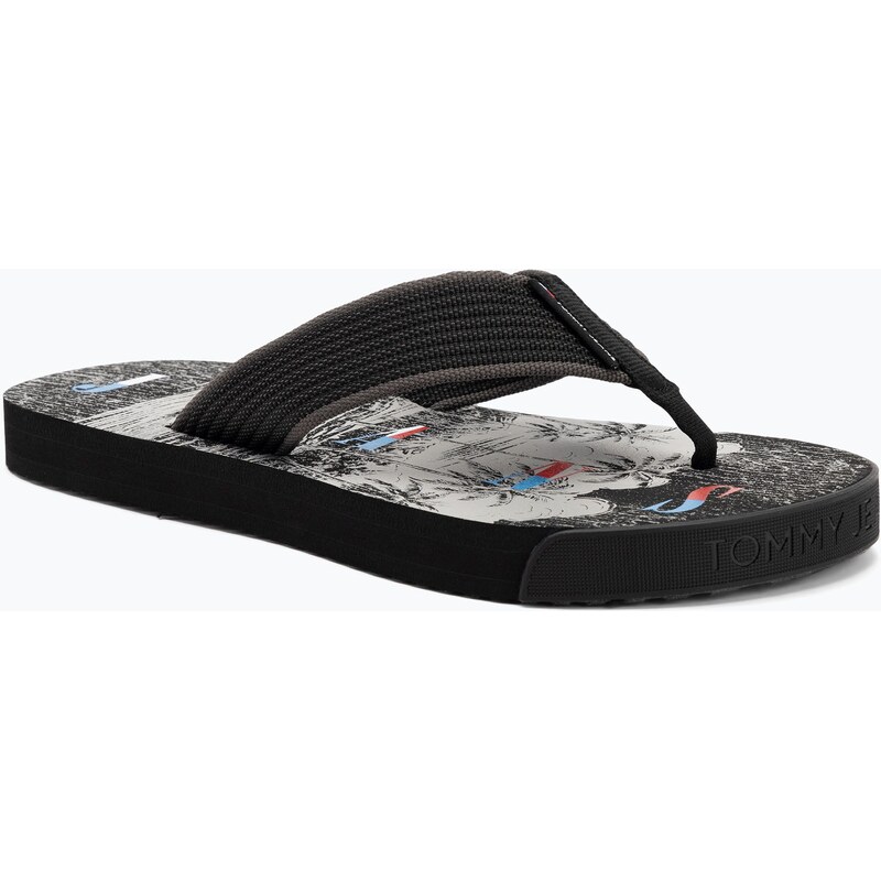 Pánské žabky Tommy Jeans Elevated Beach Sandal black