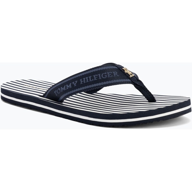 Dámské žabky Tommy Hilfiger Stripes Beach Sandal space blue