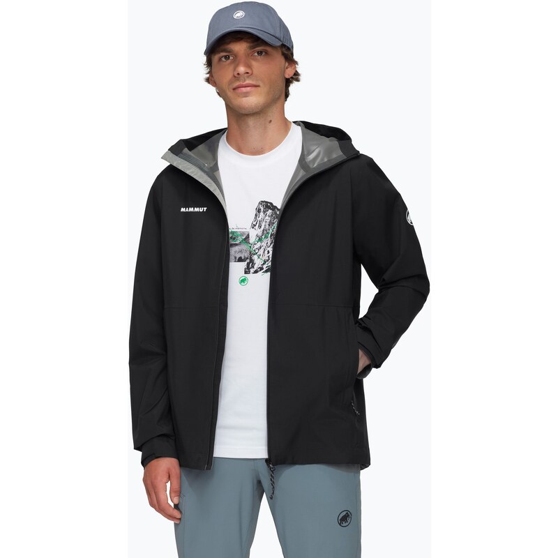 Pánská bunda do deště Mammut Linard Light HS Hooded black