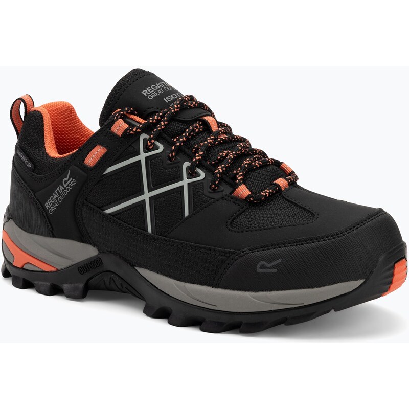 Dámské trekové boty REGATTA Samaris III Low black/satsuma