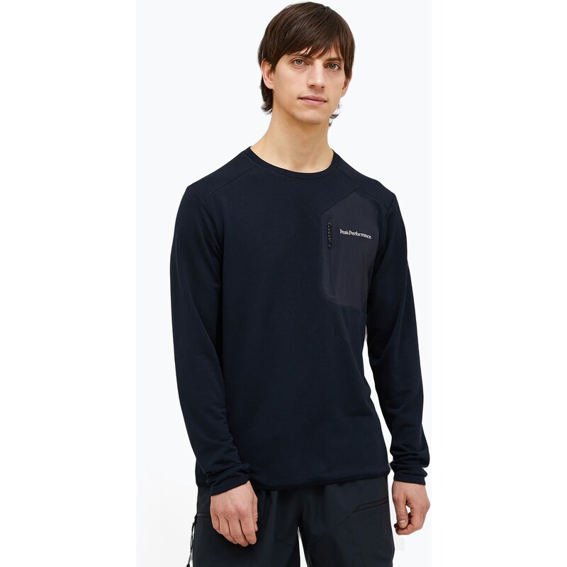 Pánská mikina Peak Performance Freelight Polartec Grid black