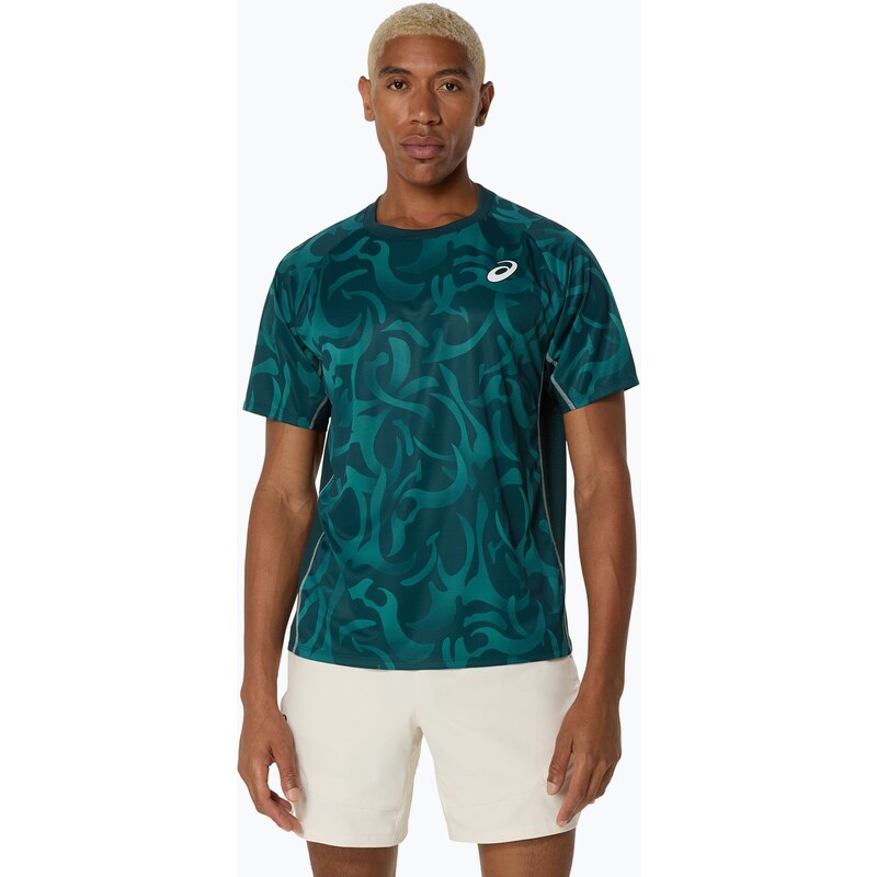 Pánské tenisové tričko ASICS Game Top saxon green