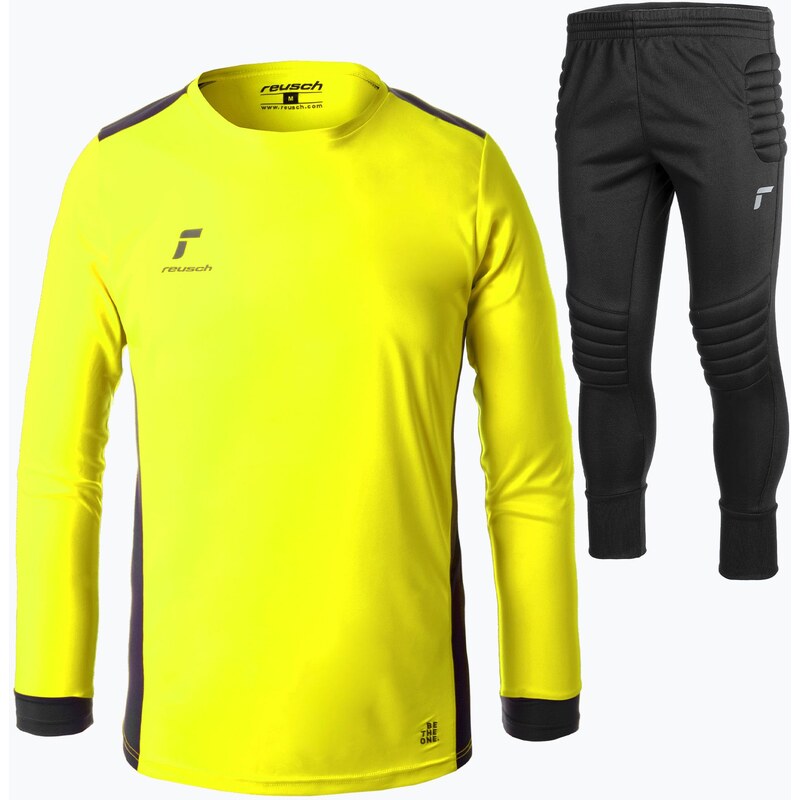 Dětská brankářská souprava Reusch Match Set Junior safety yellow