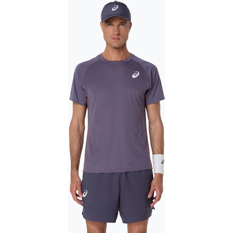 Pánské tenisové tričko ASICS Match Actibreeze Top greyish purple