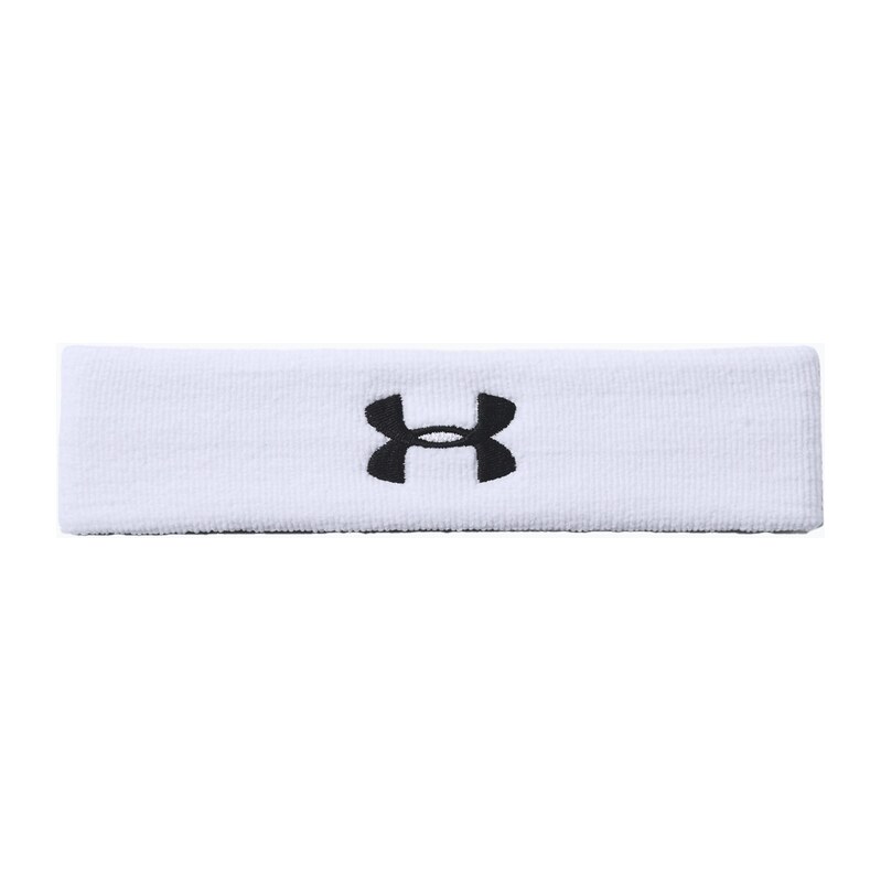 Pánská čelenka Under Armour Performance 100 bílo-černá 1276990