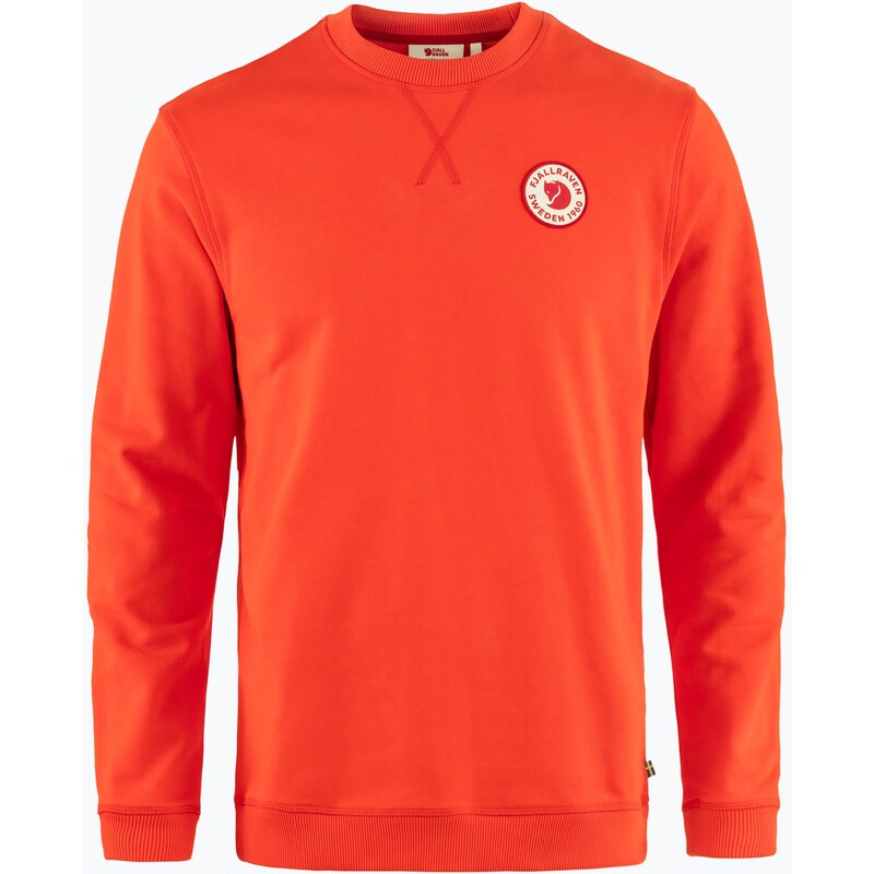 Pánská mikina Fjällräven 1960 Logo Badge Sweater flame orange