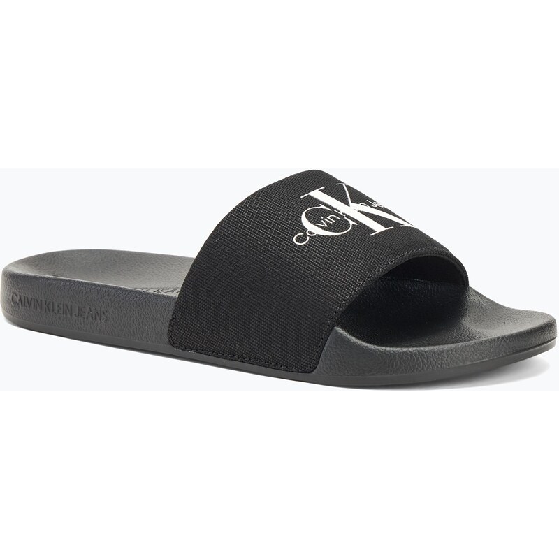Pánské nazouváky Calvin Klein YM0YM01271 Slide Monogram Cv black