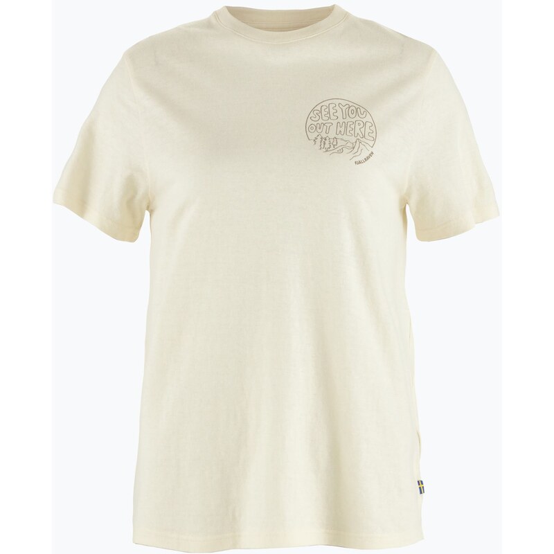Dámské tričko Fjällräven Hemp Blend Out Here chalk white