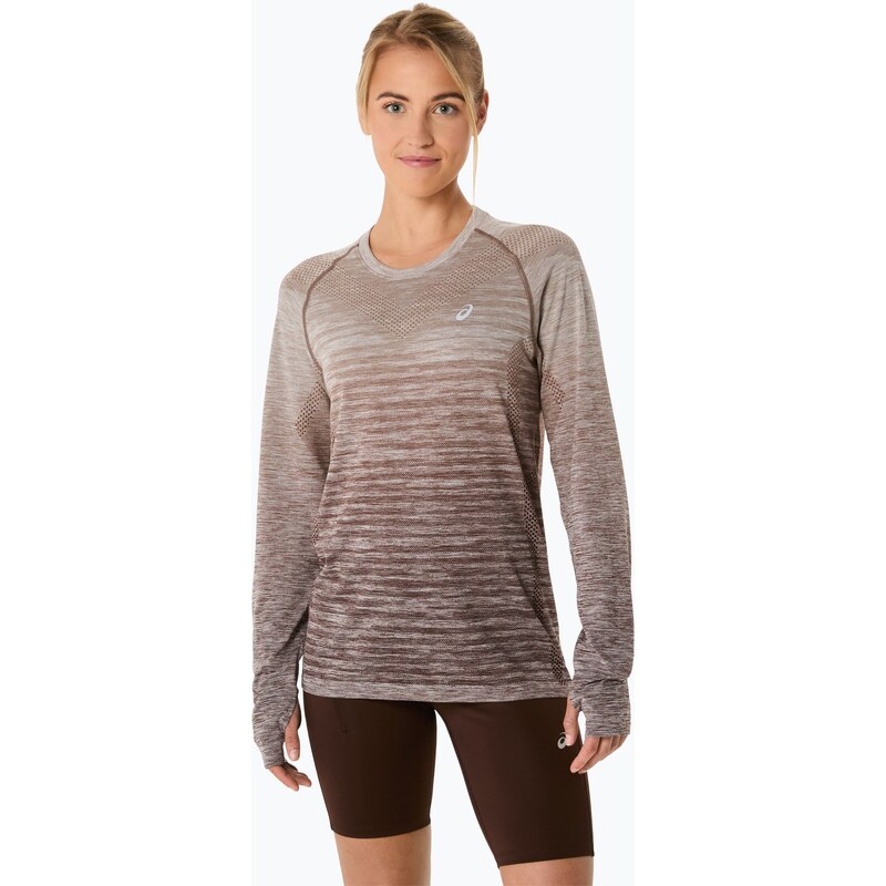 Dámské běžecké tričko Longsleeve ASICS Seamless taupe grey