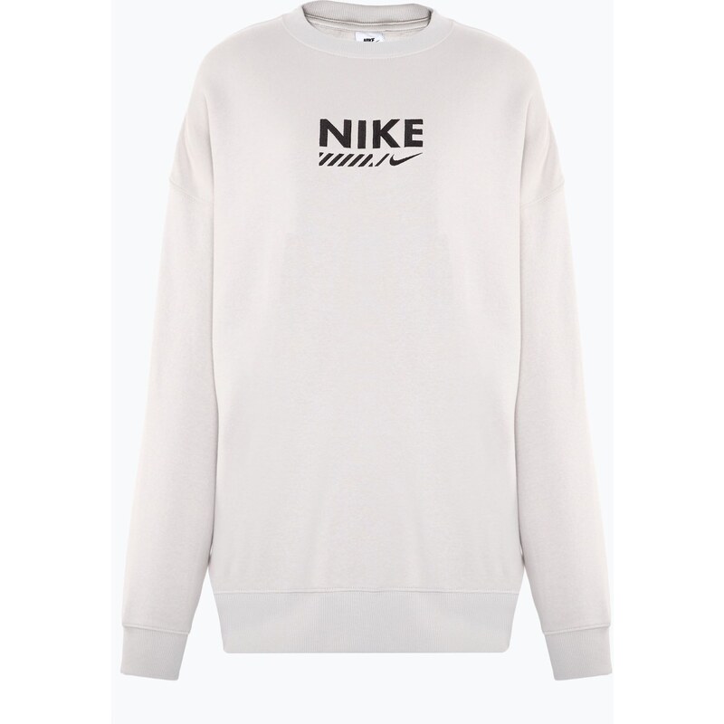 Dámská mikina Nike Sportswear Oversized Crew-Neck light iron ore
