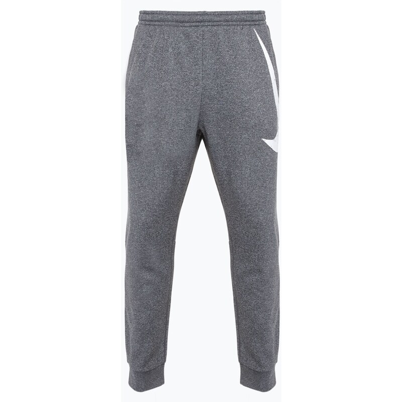 Pánské fitness kalhoty Nike Therma-FIT black/heather black/white