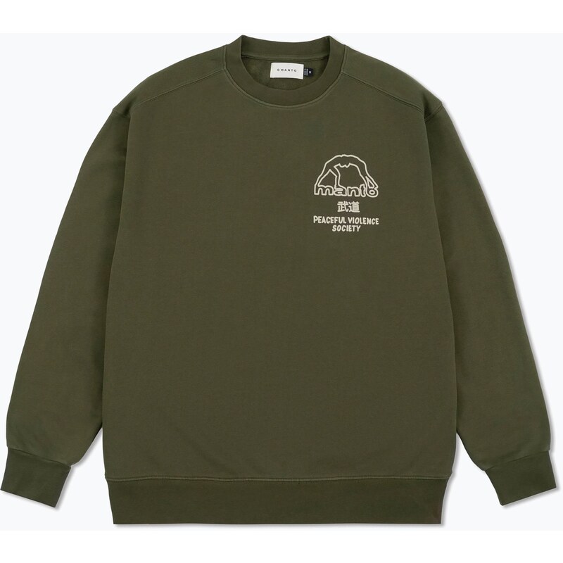 Mikina Khaki MANTO Society khaki