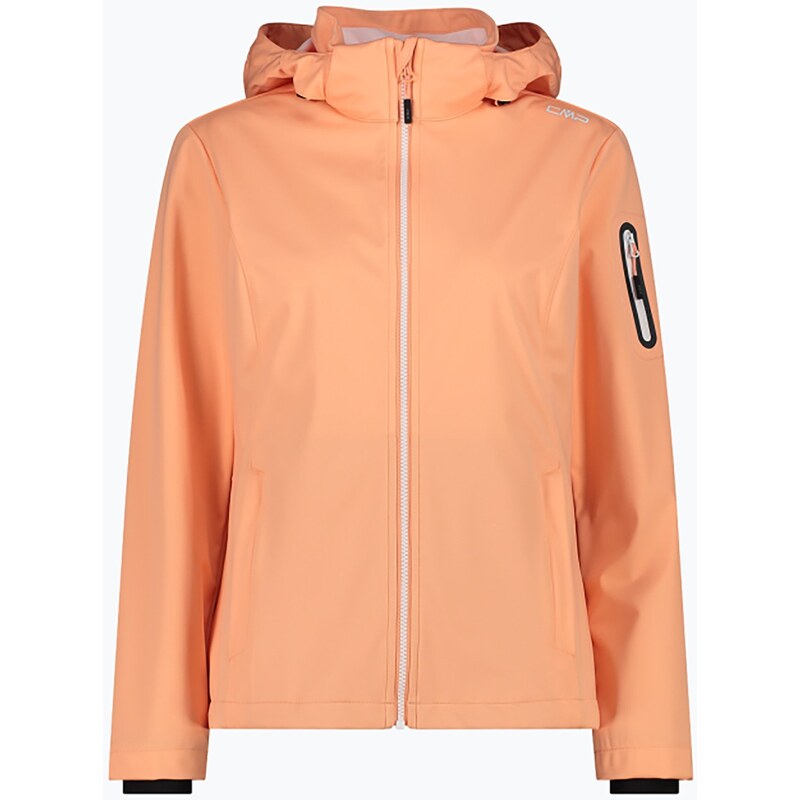 Dámská softshellová bunda CMP 39A5016 Zip Hood salmone