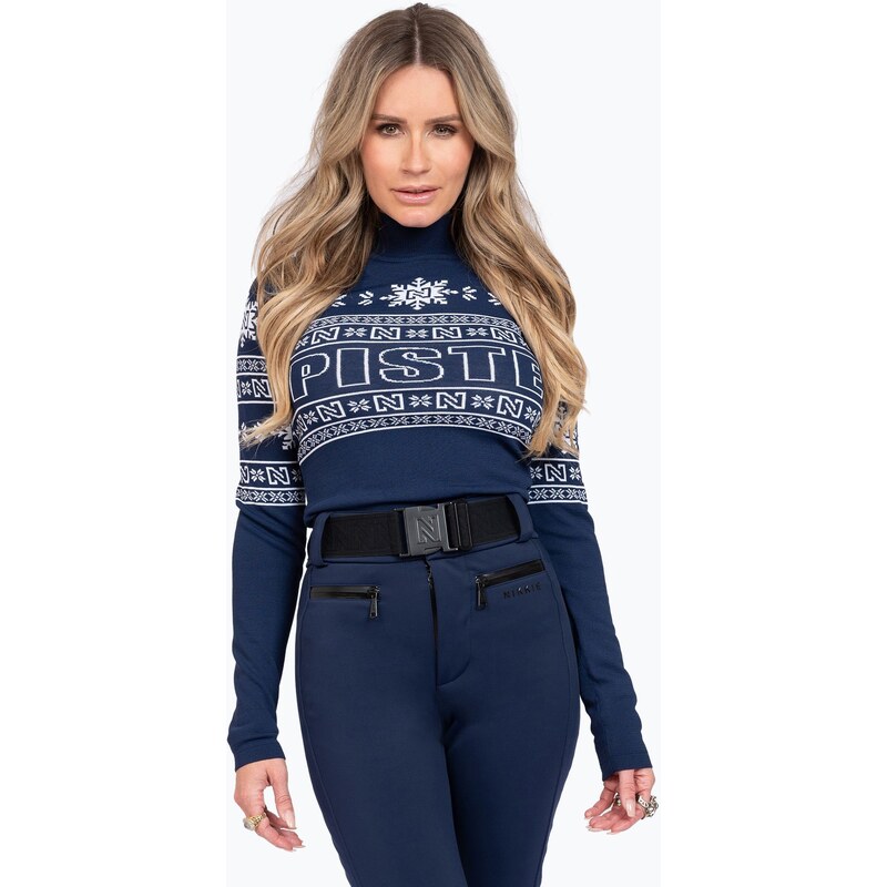 Dámský svetr Nikkie Giza Piste Pull navy